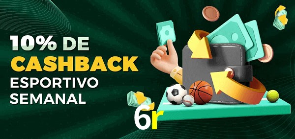 10% de bônus de cashback na 6r